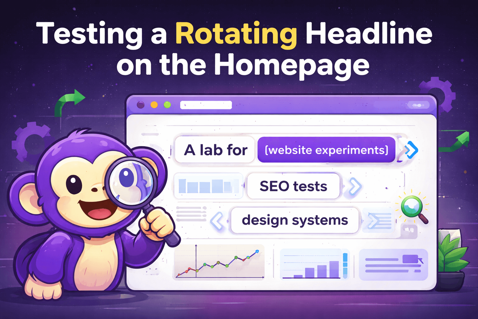 Testing a Rotating Headline on the Homepage